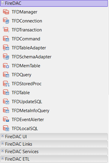 FireDAC - Components